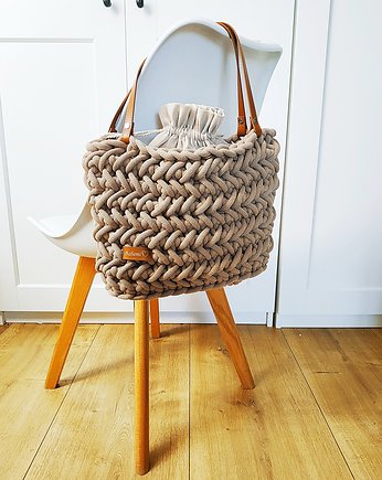 Torba koszyk ze sznurka " Picnic Basket", Babemi Love 