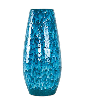 Wazon ceramiczny błękitny, niemiecki design, lata 60, produkcja: Niemcy, Przetwory design