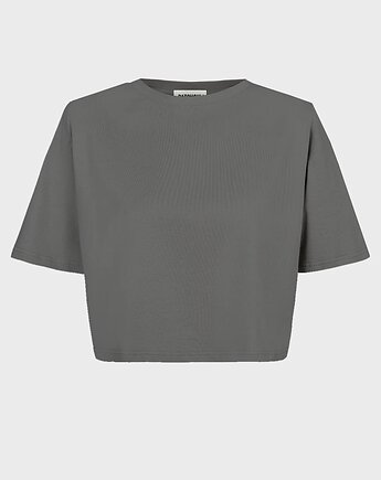 T-Shirt Move crop french grey poduchy, Patchouli