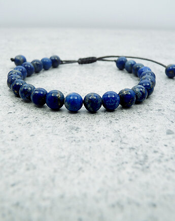 Lapis lazuli 4 mm Bransoletka, galeria nuit