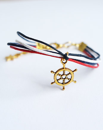 Bransoletka - Ster - sznureczki, marynarska, yenoo