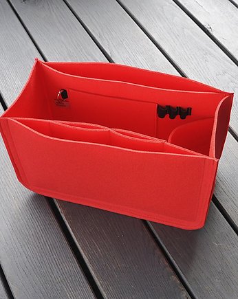Organizer do torebki XXL - czerwony filc, Beltrani