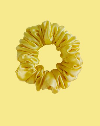 Gumka jedwabna, scrunchie, frotka promień słońca MIDI, Capillum