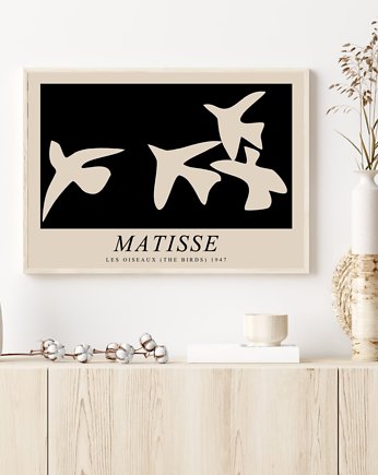 PLAKAT abstrakcyjny , abstrakcja matisse, black dot studio