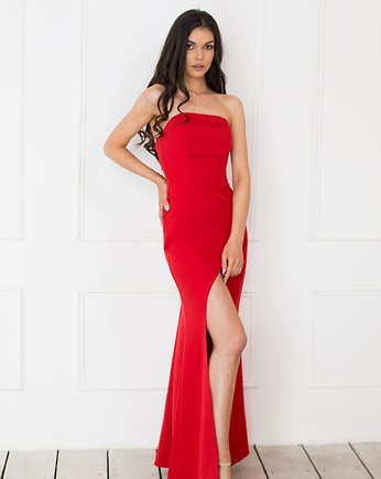 Sukienka Joanna - czerwona maxi, Cherrise