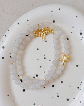Naszyjnik Kamień Księżycowy Gwiazdka, Chmolowska Jewellery