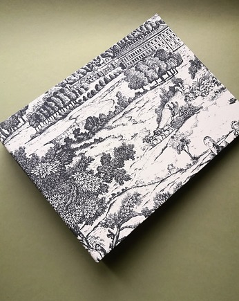 Duży album na zdjęcia 'Toile de Jouy', Bookbinding by Susan