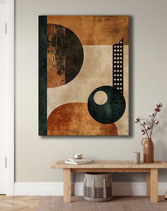 Geometria natury - Obraz na płótnie - Druk Blejtrama, Minimalizm, Loft #75, Black Sapphire Art