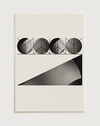 Forest / Oryginalna grafika las / poster print / plakat, Alina Rybacka