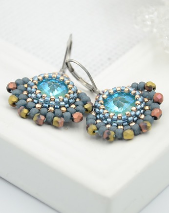 Kolczyki Swarovski Blue eyes, Izziland