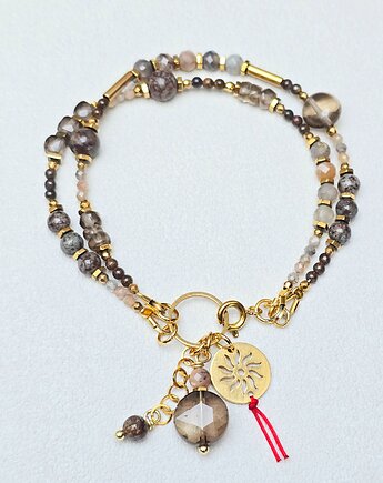 Podwójna Bransoletka Brązy z Akcentem, ILEA