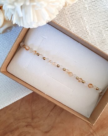 Bransoletka z cytrynem, LEI handmade 
