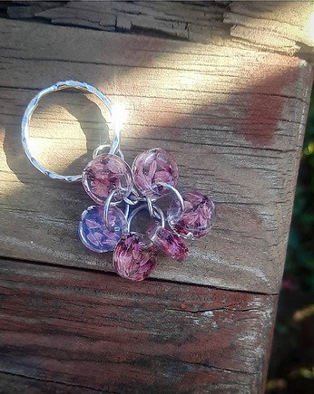 Breloczek z wrzosem, Figa handmade accessories