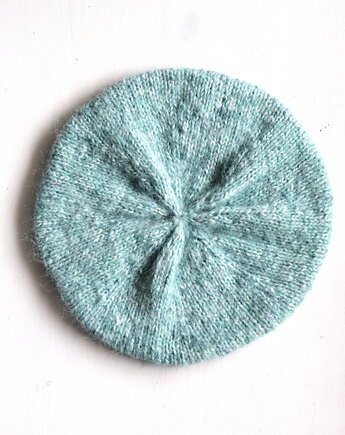 Miętowo - beret w stylu francuskim, RękaProduction