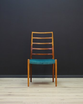 Krzesło palisandrowe, duński design, lata 70, J.L. M, Przetwory design