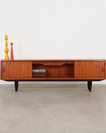 Szafka tekowa, duński design, lata 70, produkcja: Dania, Przetwory design