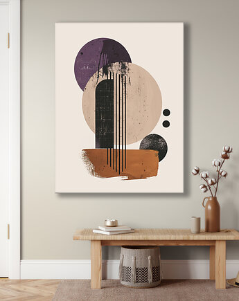 Geometria natury - Obraz na płótnie - Druk Blejtrama, Minimalizm, Loft #48, Black Sapphire Art