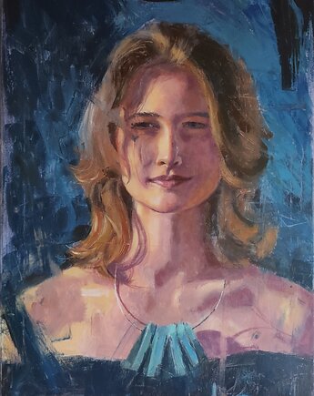 Portret olejny na zamówienie - 50x70 cm, ALE SIE TWORZY