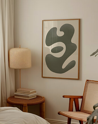 Plakat green abstract no.3, Anna Szondelmajer
