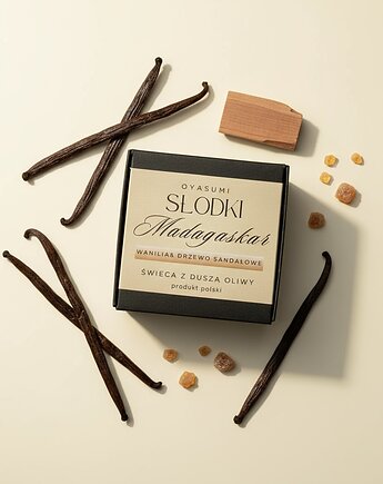 Wosk zapachowy do kominka Słodki Madagaskar, Oyasumi