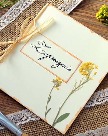 Zaproszenia ślubne botaniczne naturalne, LOVEnda