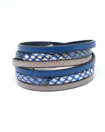 Bransoletka Fun atramentowo-beżowa, Kociokwik Jewelry