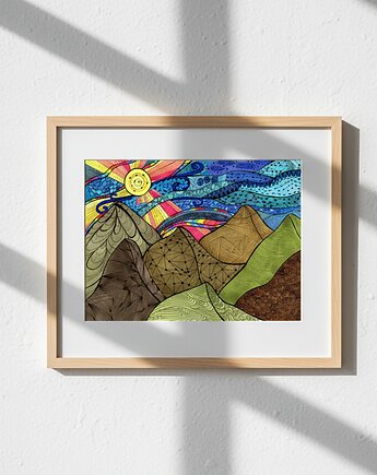 14. POGODA W KRATKĘ - rysunek, plakat., kama4you