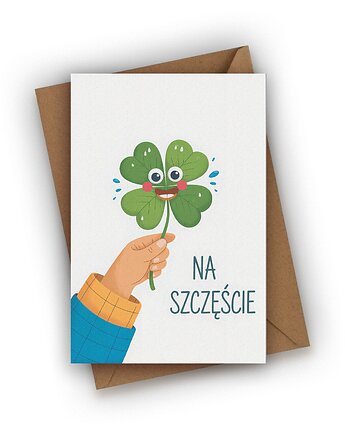 Kartka okolicznościowa- Na szczęście, Czarna Owca Karteczki