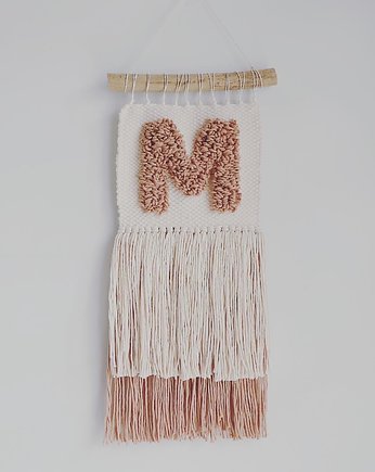 Makatka  Makrama Literka, wool and stick