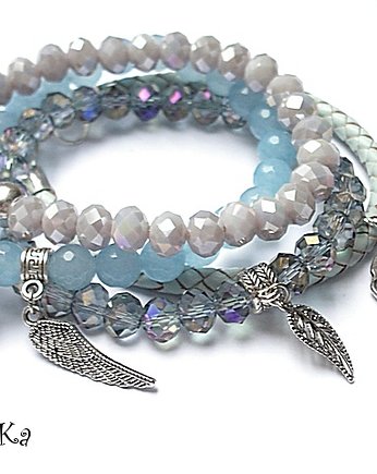 Blue satine set, KiKa pracownia