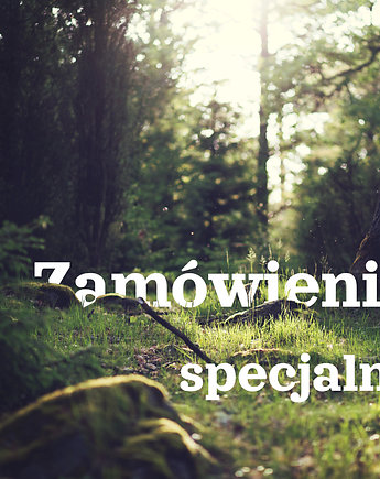 Nerka XXL liście paproci zamówienie specjalne, Zapętlona Nitka