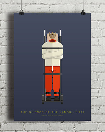 Plakat Milczenie Owiec - Hannibal Lecter , minimalmill