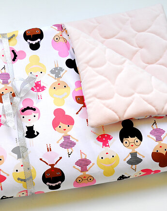 WYJĄTKOWY koc _ laleczki _75x100 cm, MOJAMAJA