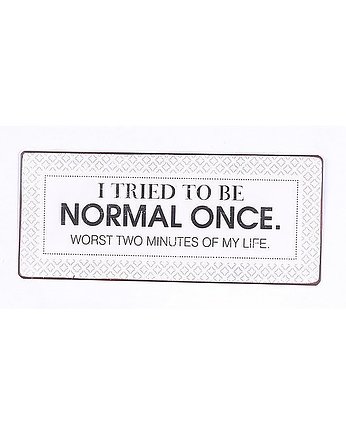 Tablica Metalowa Szyld Metalowy Normal, MIA home