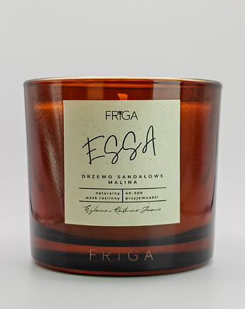 ESSA - Malina  Drzewo Sandałowe - świeca rzepakowa, FRIGA