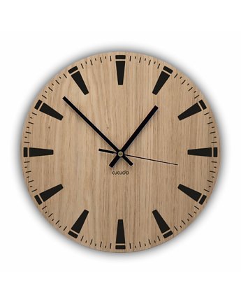 Drewniany zegar ścienny Z4 30 cm, Cucudo Home