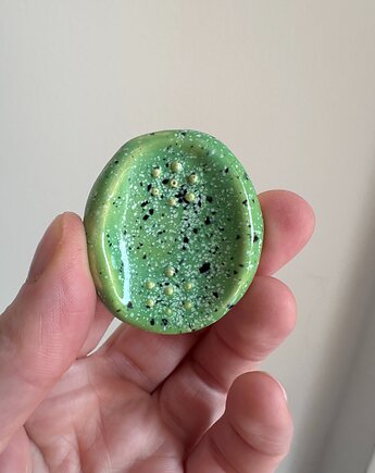 Kamień antystresowy, worry stone, gładzik, kciukowiec, Glina & Lina
