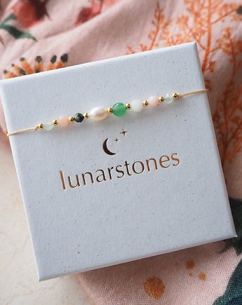 Bransoletka Zodiak RAK, Lunarstones