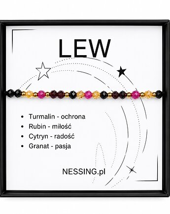 LEW bransoletka zodiakalna, NESSING handmade