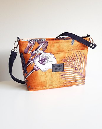 Torebka damska Crossbody Shallow S pomarańczowa, MessyBags