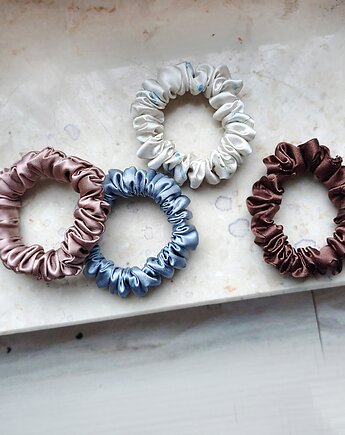 Multi mini - zestaw jedwabnych miniscrunchie, BARLA