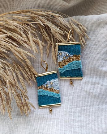 Kolczyki złote Laguna, Emilia Rabenda