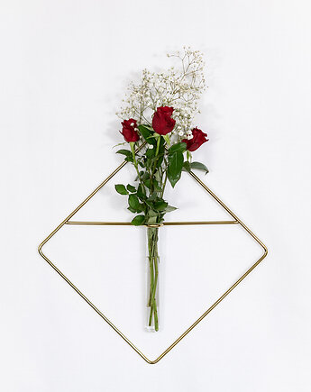 Metalowy kwietnik wiszący Rosa, Vavum Furniture