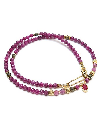 Rubiny vol. 13 /choker/17.06.25 - naszyjnik, KiKa pracownia