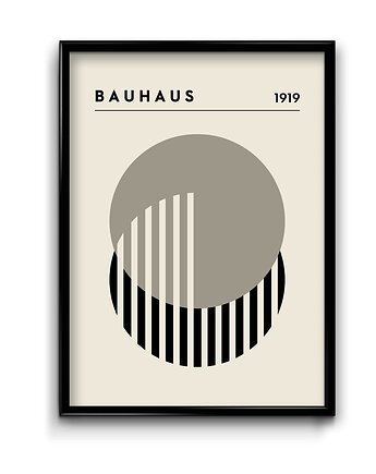 Plakat Bauhaus Beż No.5, Bury Lis