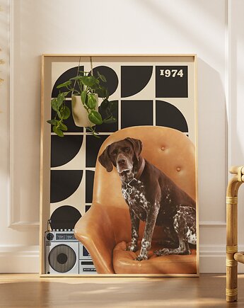 Plakat Bauhaus ( Pies Haus ), DAPIDOKA