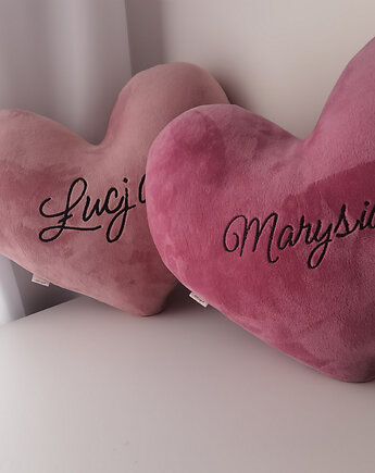 Poduszka personalizowana - serce XL (50x40cm), Little Angels