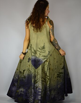 Barwiona Roślinami Spódnica "Nimfa z Głębin", Zielekada