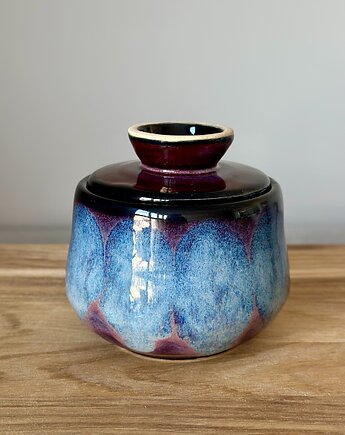 Cukierniczka ceramiczna z pokrywką, Ganna.pottery