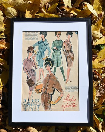 Ilustracje z magazynu Świat Mody, Vintage Sisters
